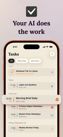 Memory AI - Reminders & Tasks Screenshot 5 of 7