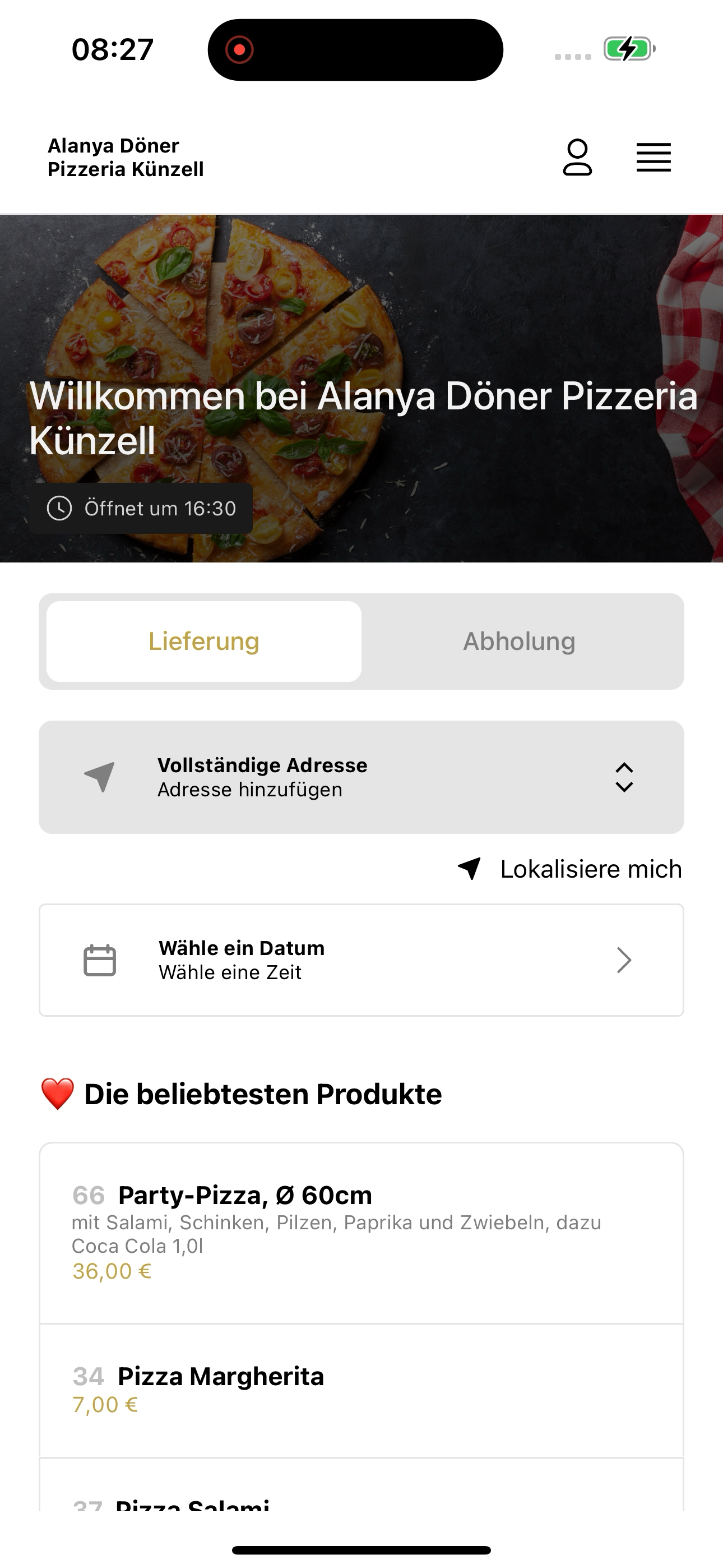 Alanya Döner Pizzeria Künzell screenshot 3