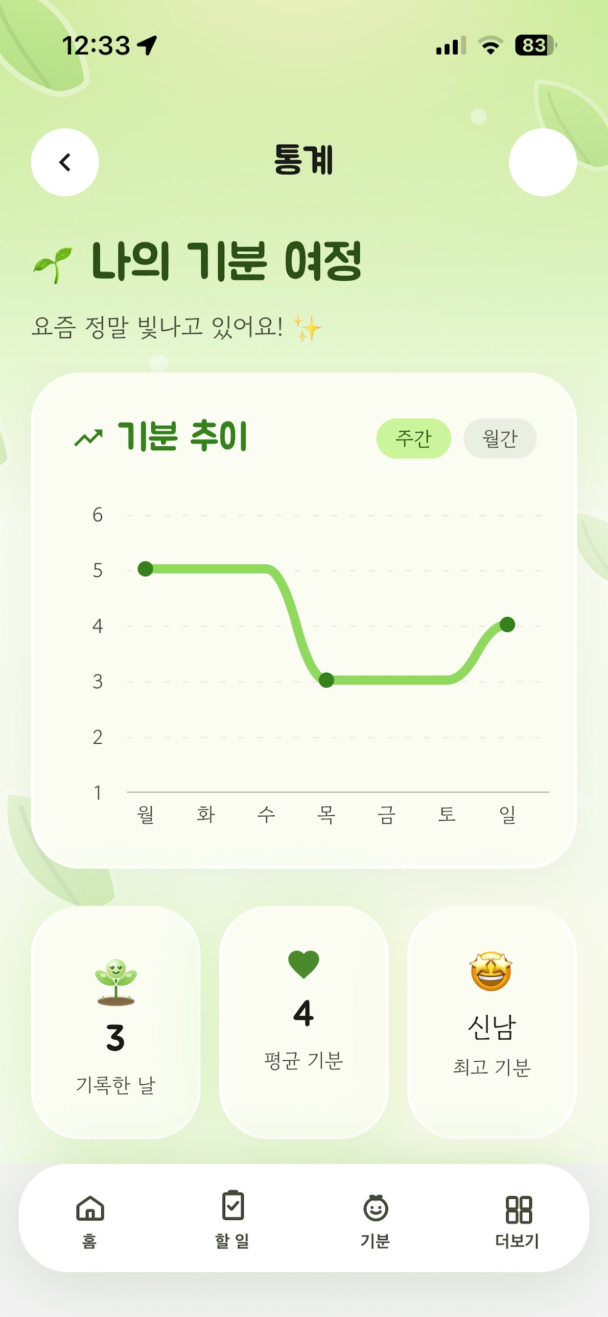 myToday - 마음 습관 다이어리 screenshot 4