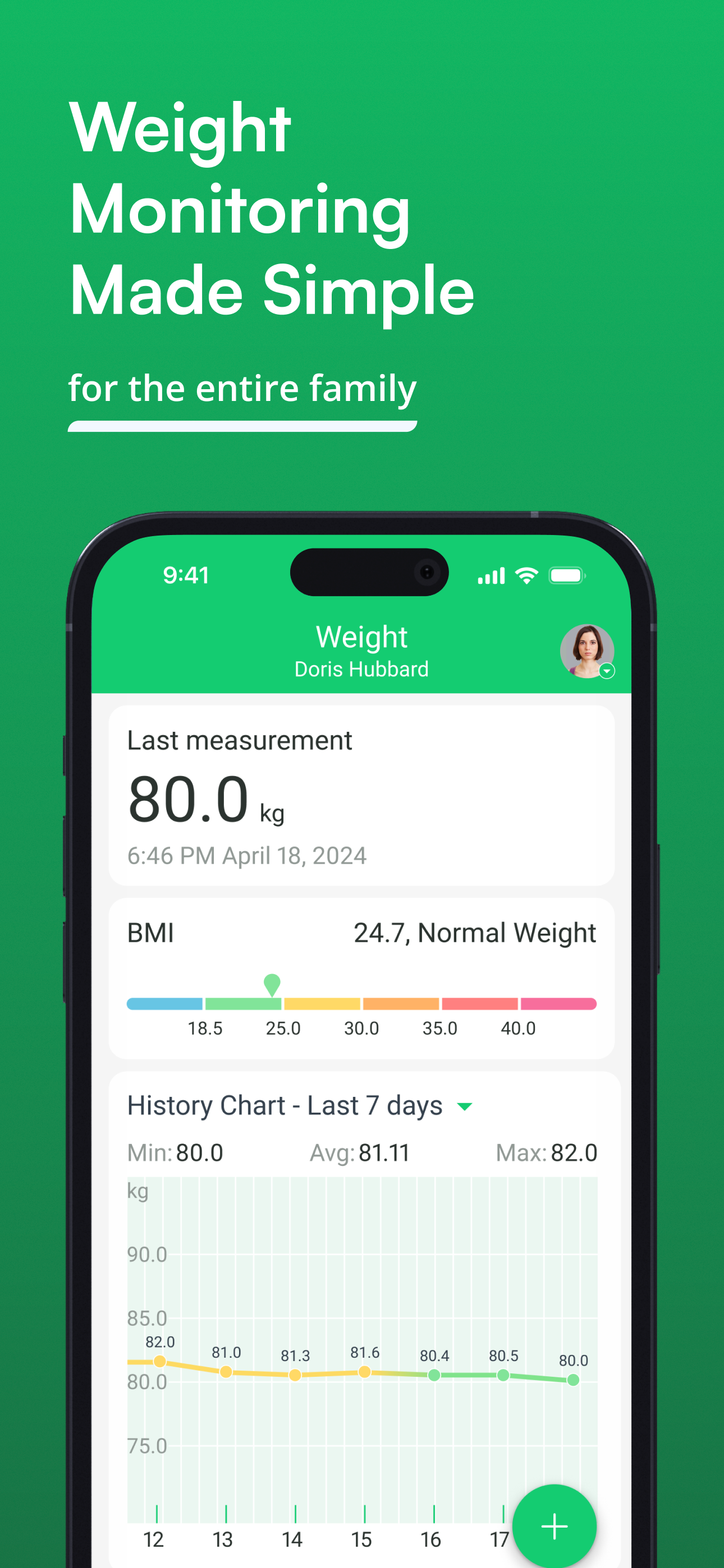 Weight Tracking Diary App