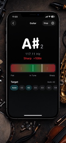 Universal Instrument Tuner Screenshot 2 of 3