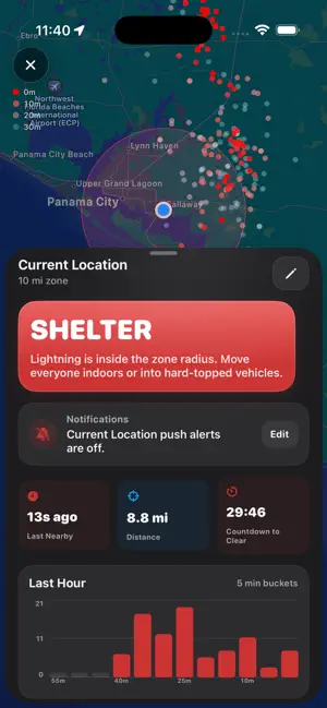 Bolted: Lightning Alerts screenshot 3