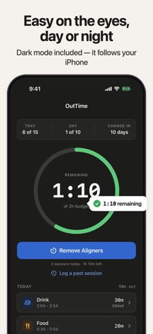 OutTime: Clear Aligner Timer Screenshot 4 of 8