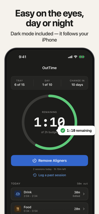 OutTime: Clear Aligner Timer Screenshot 4 of 8