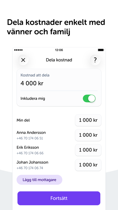 Screenshot #1 pour Swish betalningar