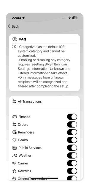 ‎Message Keyword Filter Screenshot