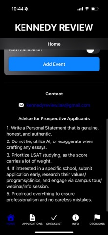 School Applications Organizer Screenshot 2 of 9
