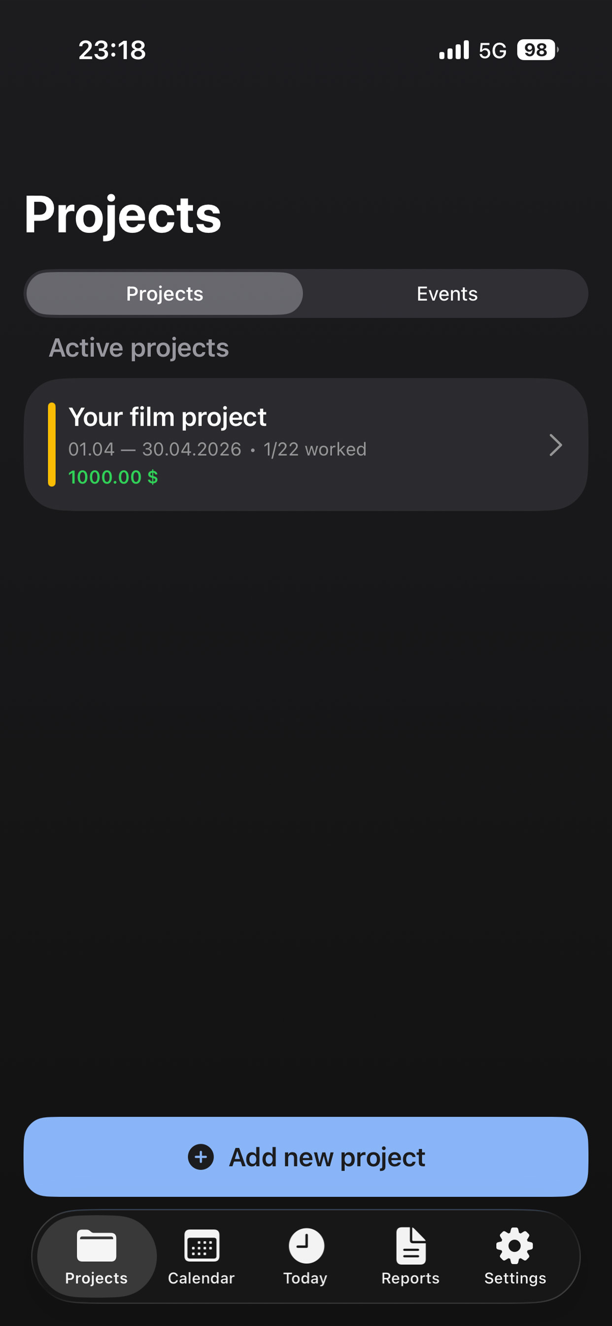 Calx - Kalendarz Filmowca