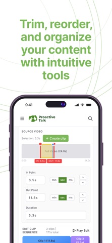 ProactiveTalk screenshot
