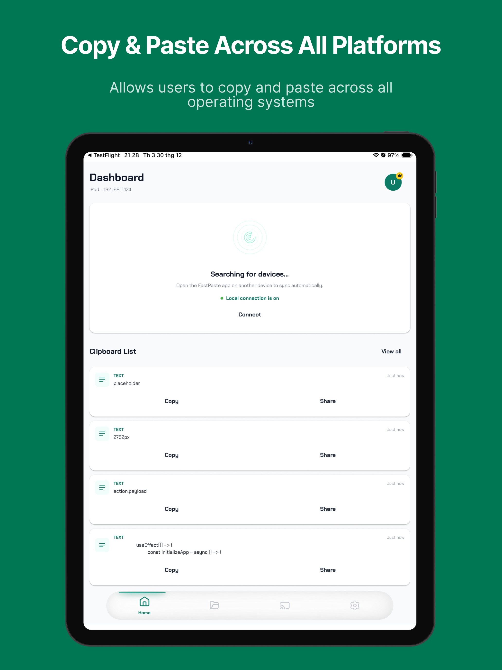 FastPaste - Clipboard Sync