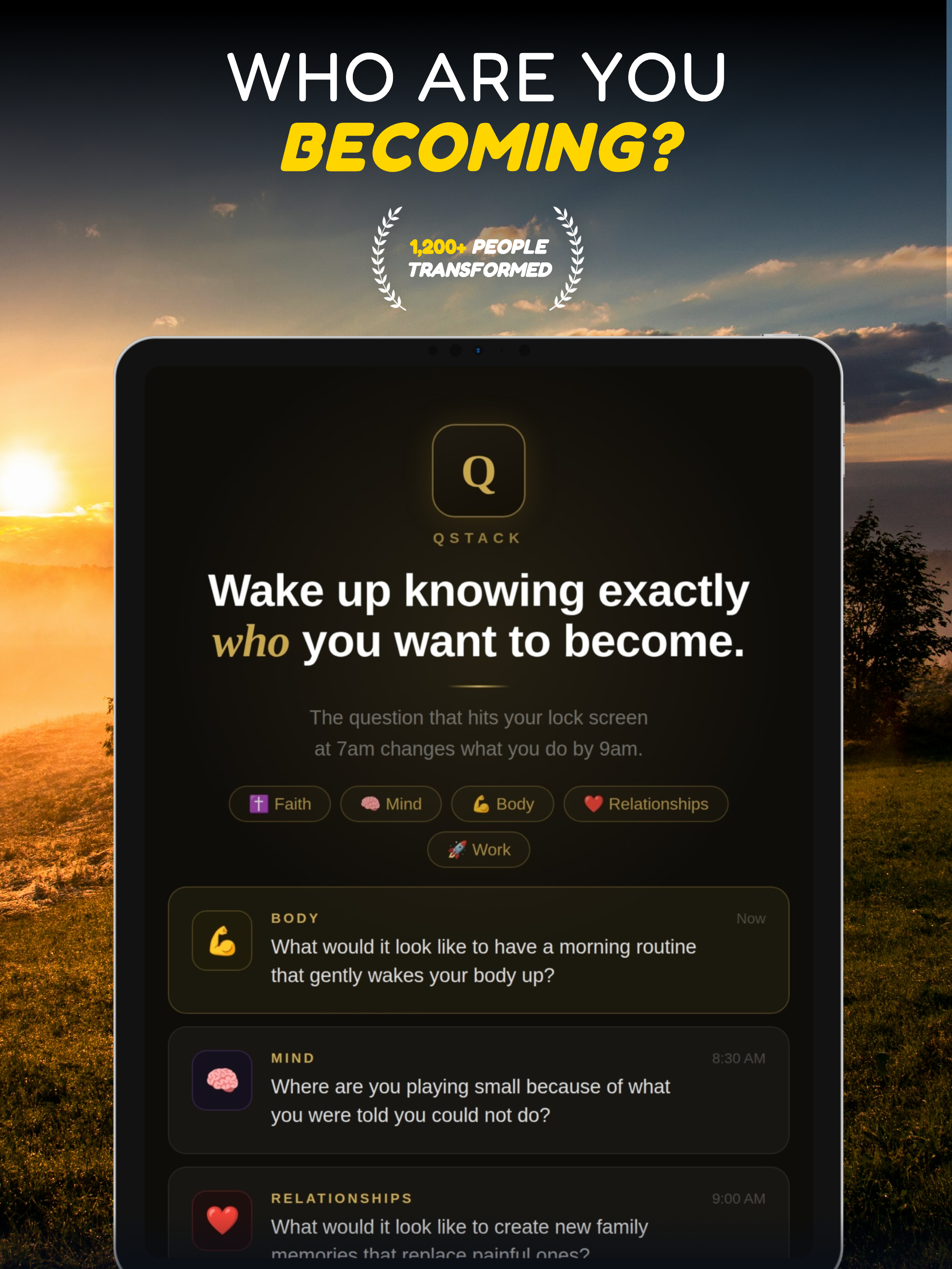 Qstack Daily Mindset Questions screenshot 7