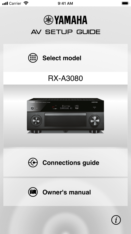 #1. AV Setup Guide - US (iOS) 由: Yamaha Corporation of America