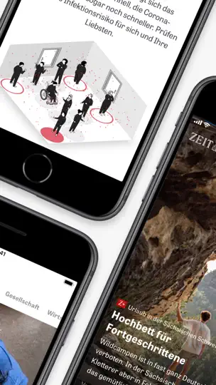 Screenshot von DIE ZEIT – Nachrichten auf dem iPhone 2