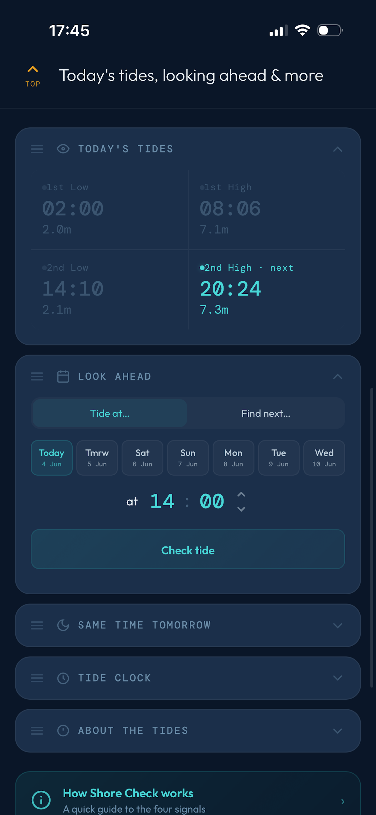 Shore Check screenshot 3