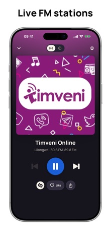 Malawi Radio: Live FM Online iPhone screenshot