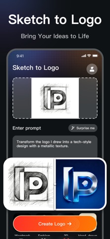 Redesign: AI Logo Maker Screenshot 3 of 8