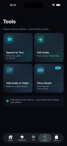 Fish Audio AI Studio Clone TTS Screenshot 2 of 4