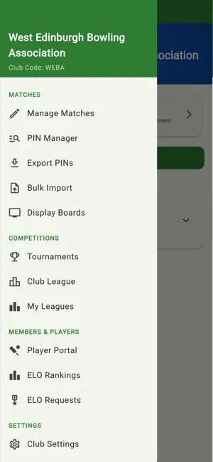 WEBA Score screenshot 2