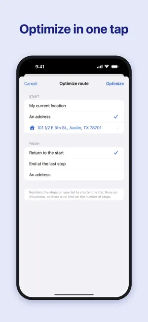 Route Planner for Deliveries screenshot 2