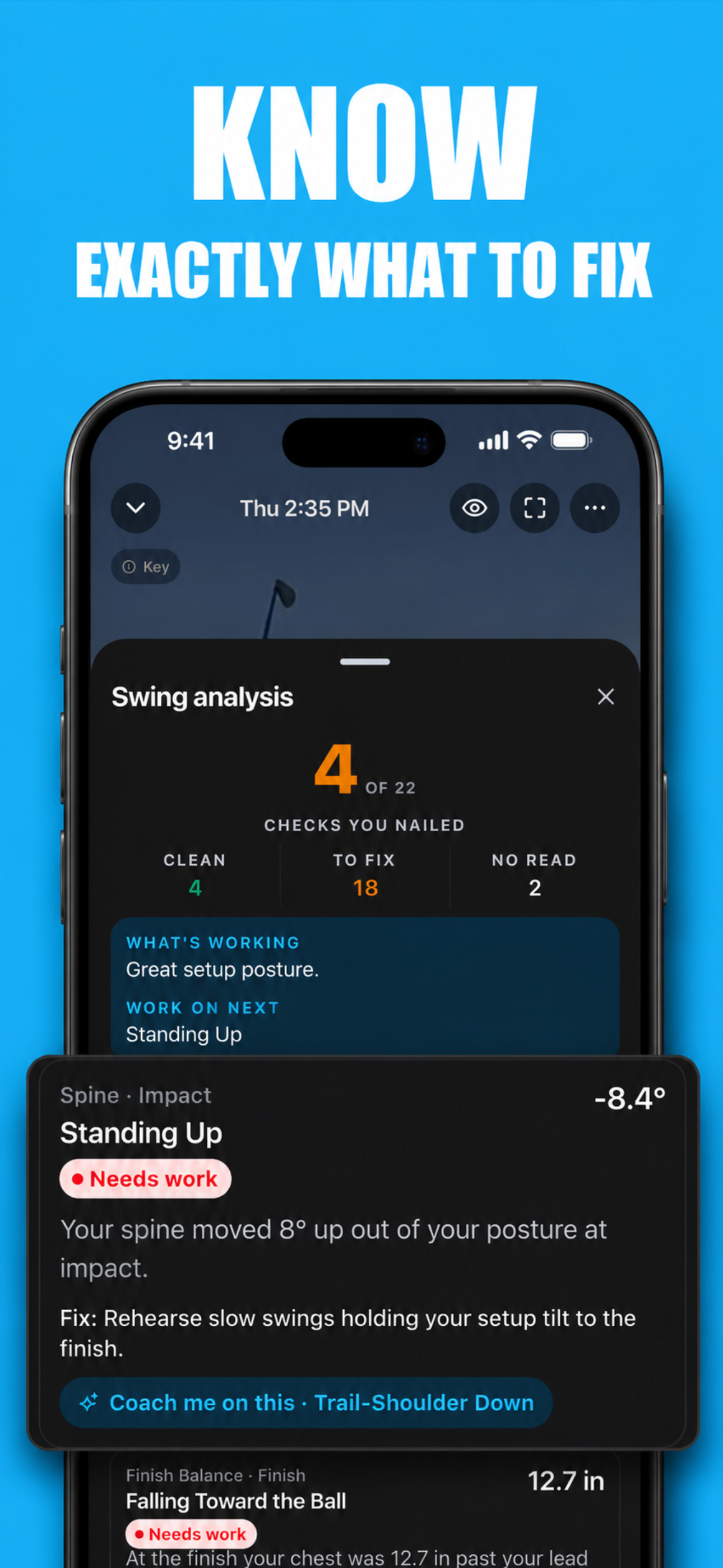 SwingFix: Golf Swing Analyzer screenshot 2