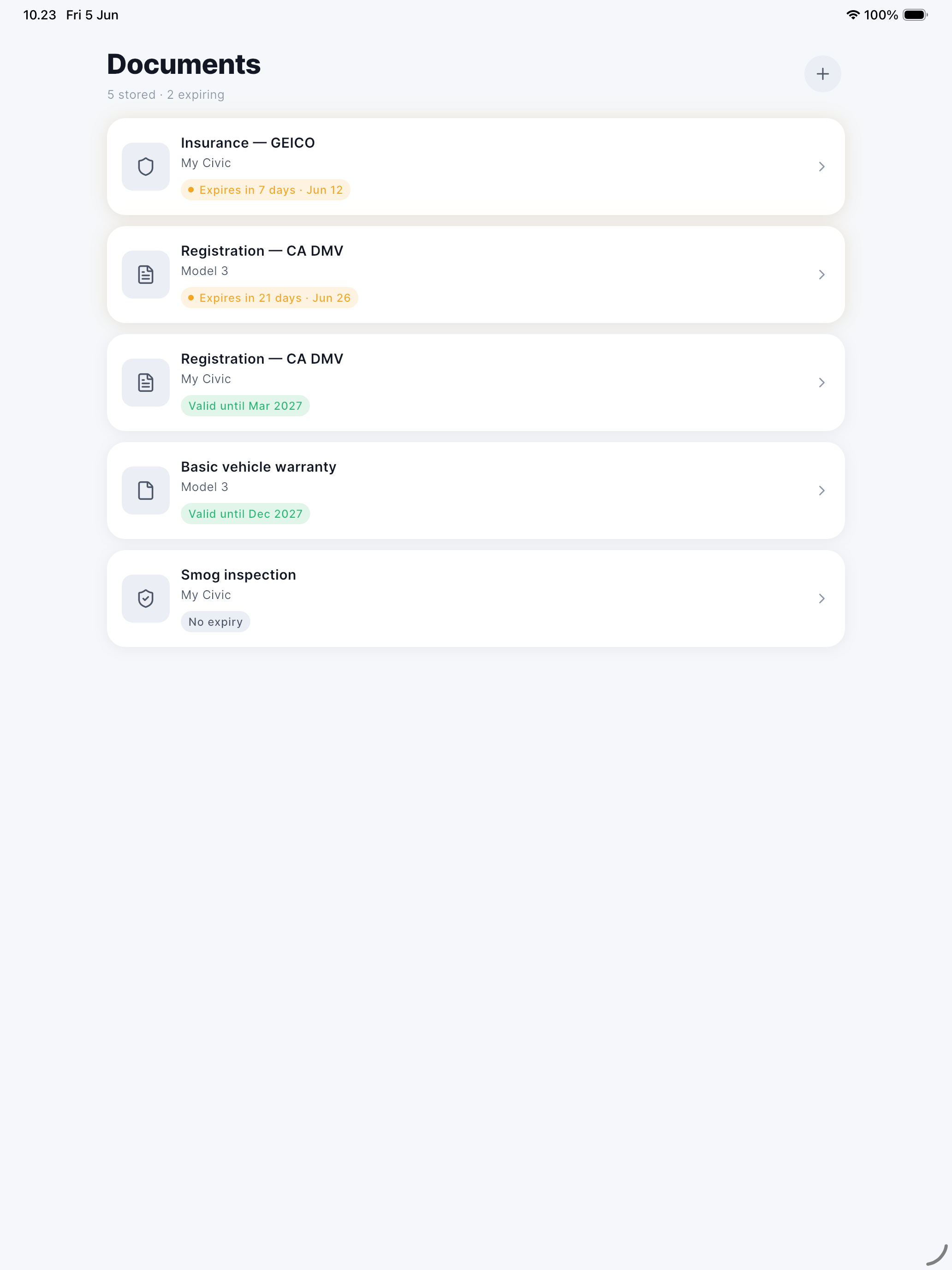 Garagely: Car Maintenance Log
