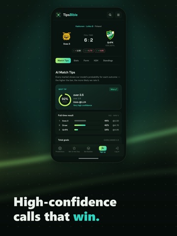 TipsBible Football Predictions iPad screenshot