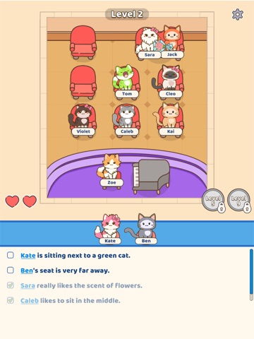 Catty Seats iPad screenshot
