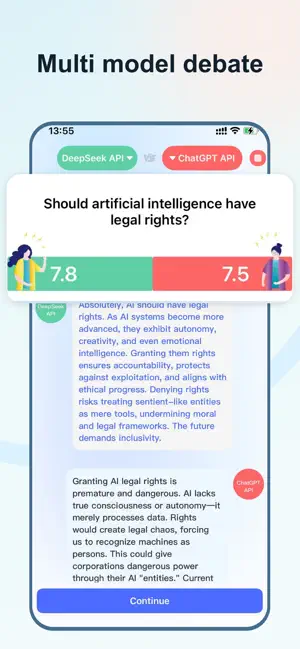 AI VS AI -AI Debater screenshot 1