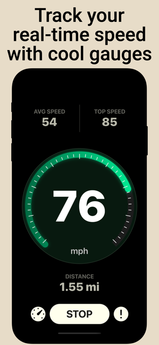Speedometer GPS Alerts - DashX Screenshot 1 of 4
