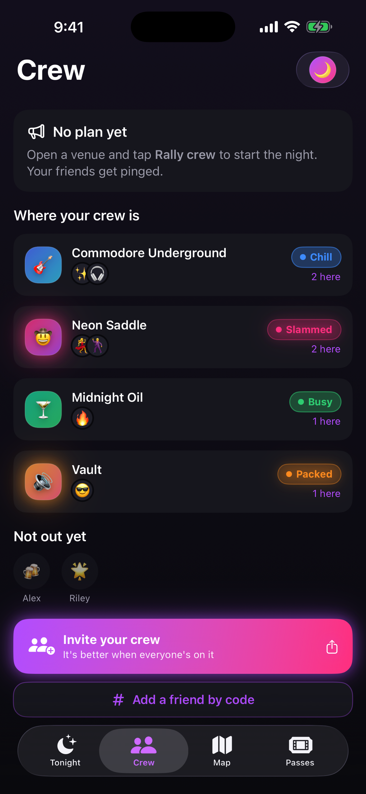 RollCall: Nightlife screenshot 3