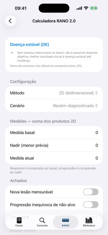 CNS Tumor Criteria iPhone screenshot