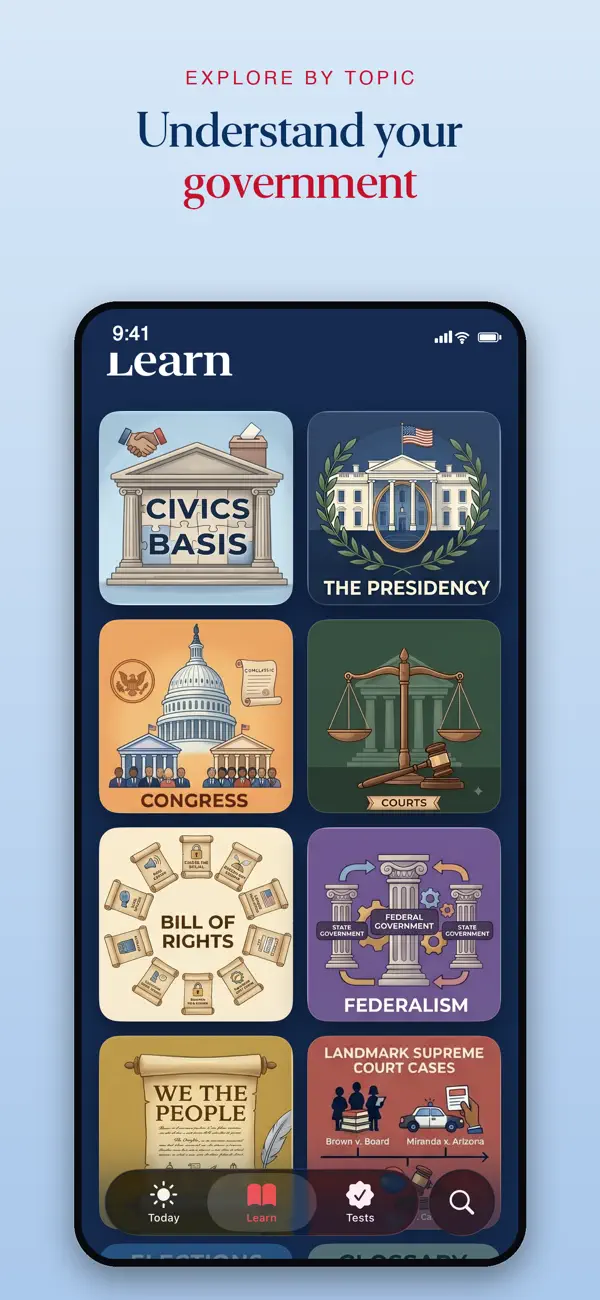 Screenshot #1 pour Civics: U.S. Citizenship