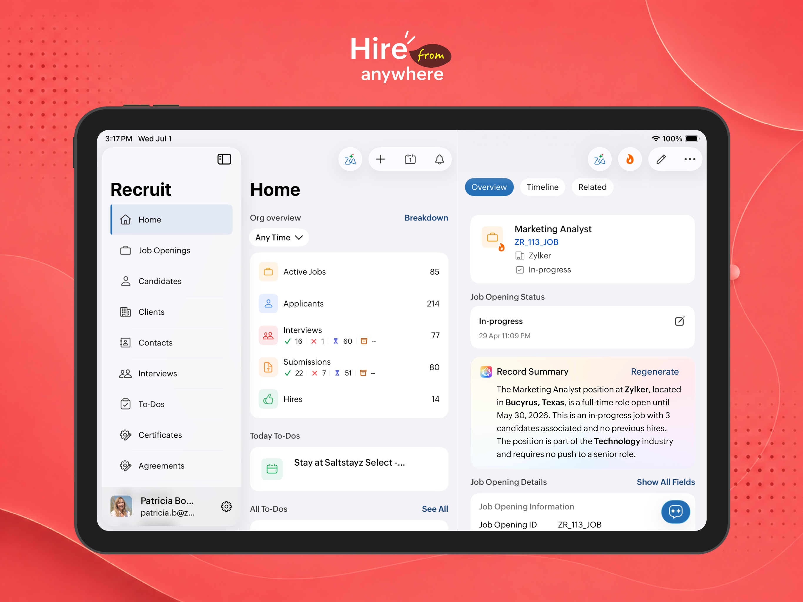 Zoho Recruit - Hire with AI screenshot 8
