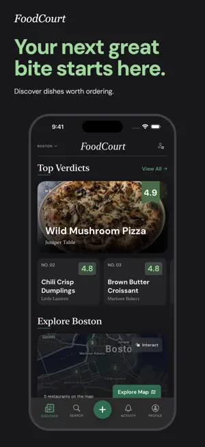 FoodCourt: Rate Every Dish screenshot 1