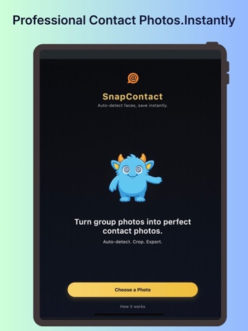 SnapContact - Face to Contacts iPad screenshot