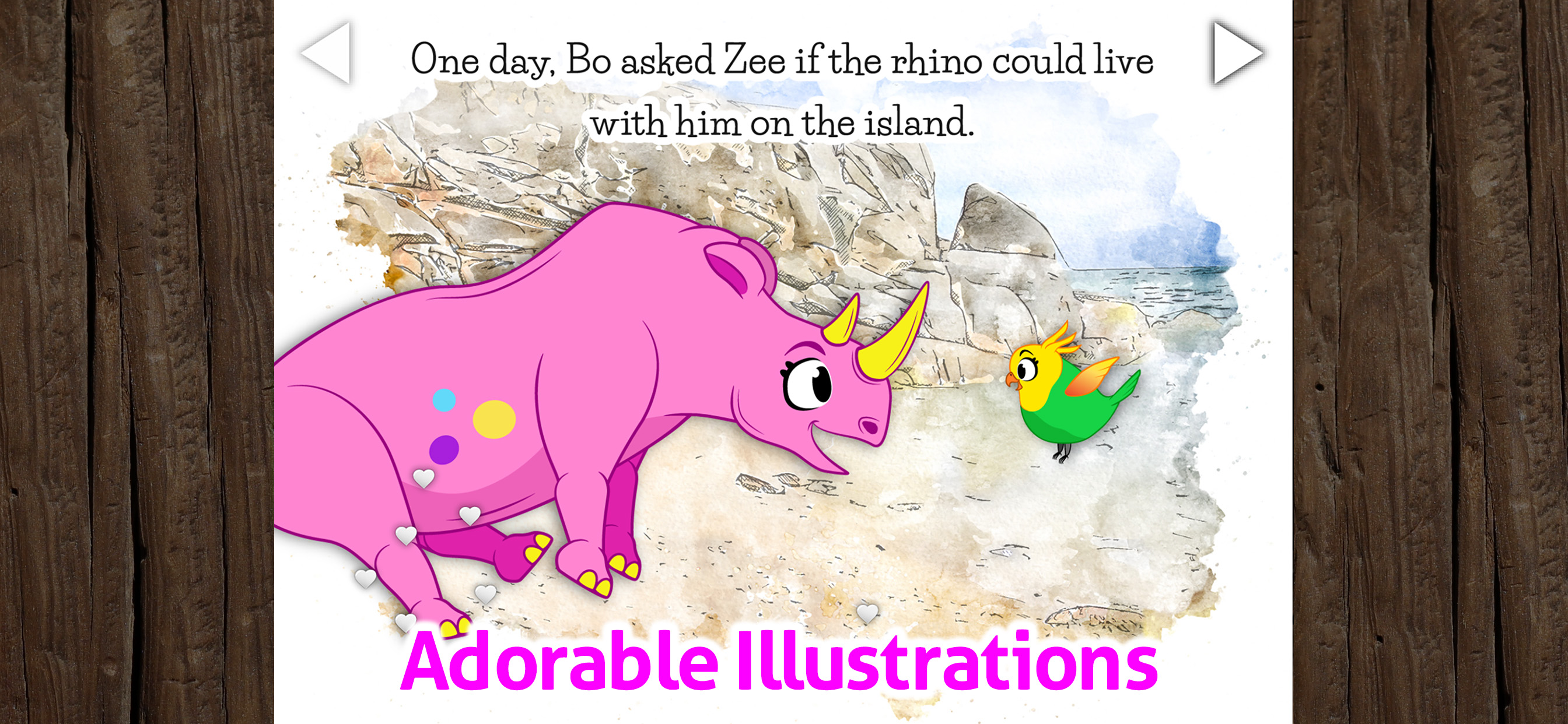 Pink Rhino - Kids Picture Book screenshot 6