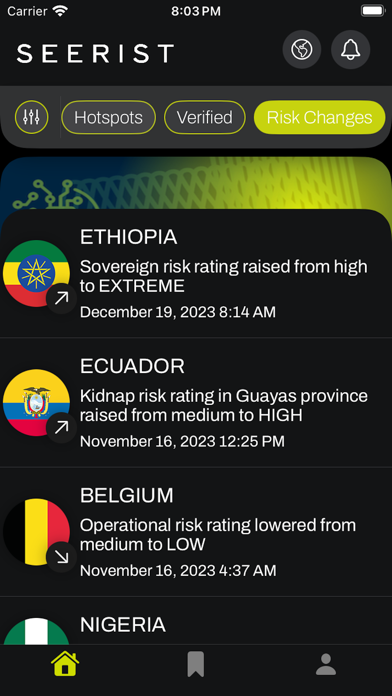Seerist Screenshot