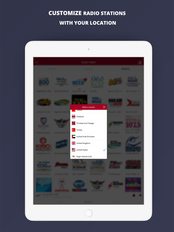 Screenshot #6 pour Radio Tuner - Radio App