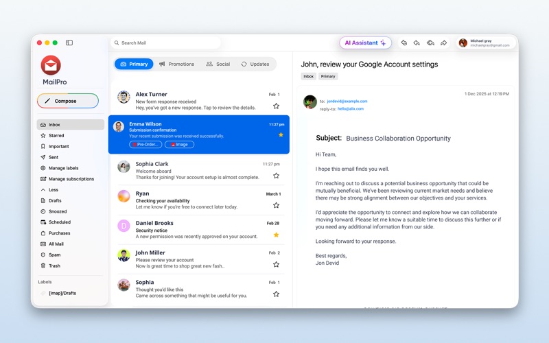 App screenshot