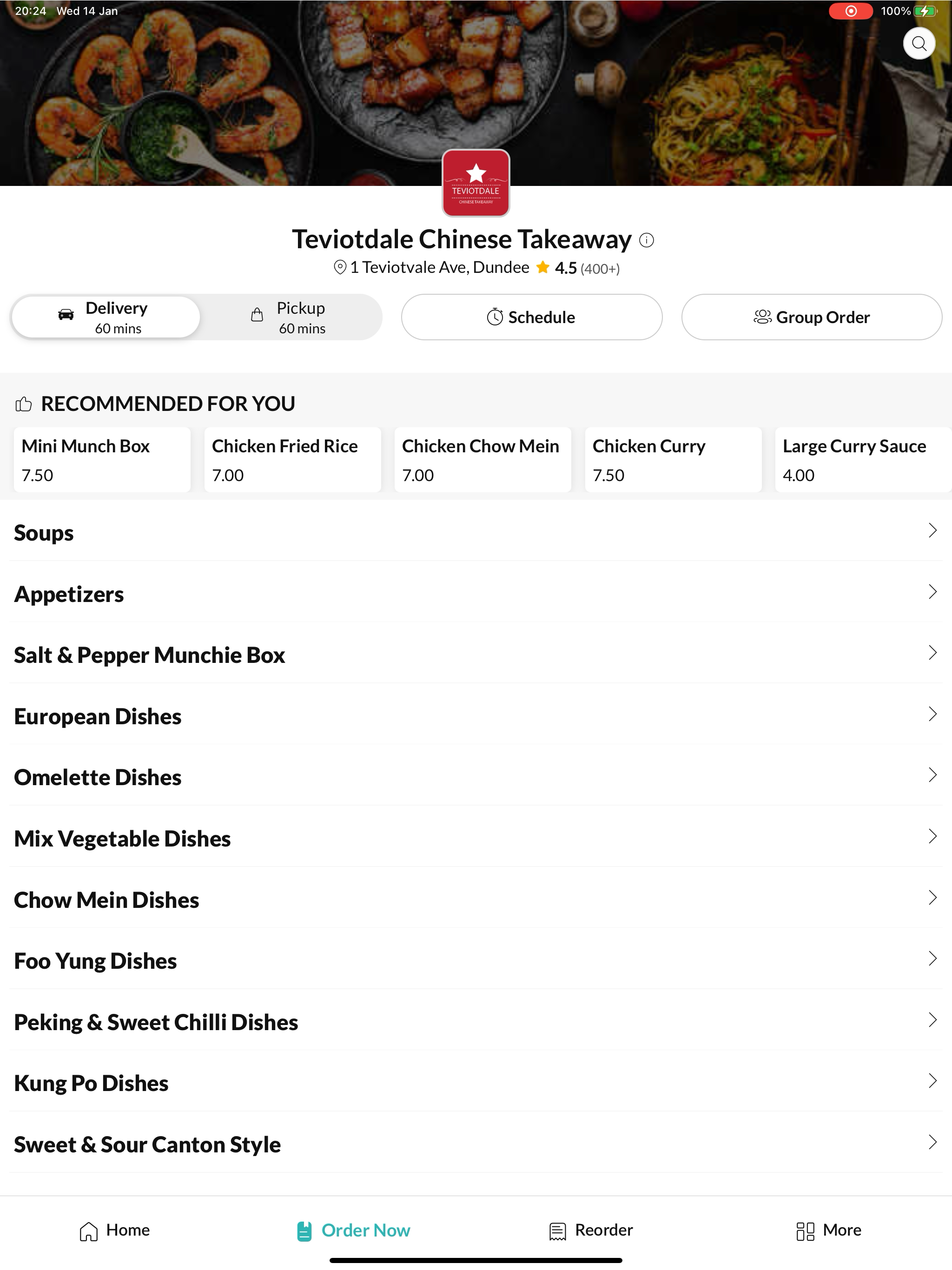 Teviotdale Chinese Takeaway