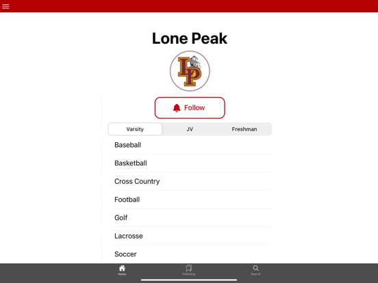 Apollo Streams Network iPad screenshot 7 - Sports app