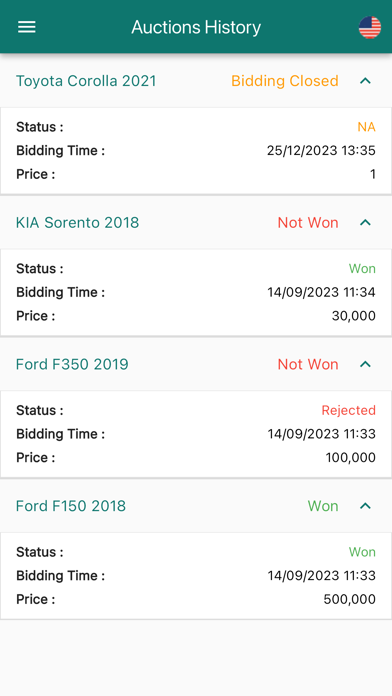 Aljazirah auction Screenshot