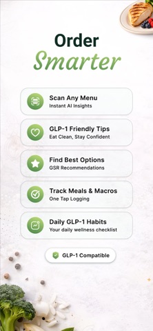 Menu Order AI: Find GLP1 Meals screenshot