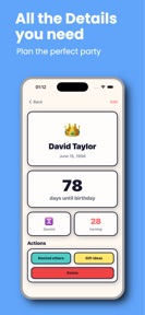 Birthday Tracker & Countdown screenshot
