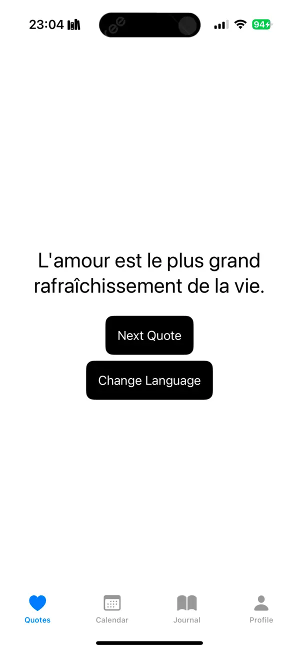 Screenshot #1 pour MaloveQuotes