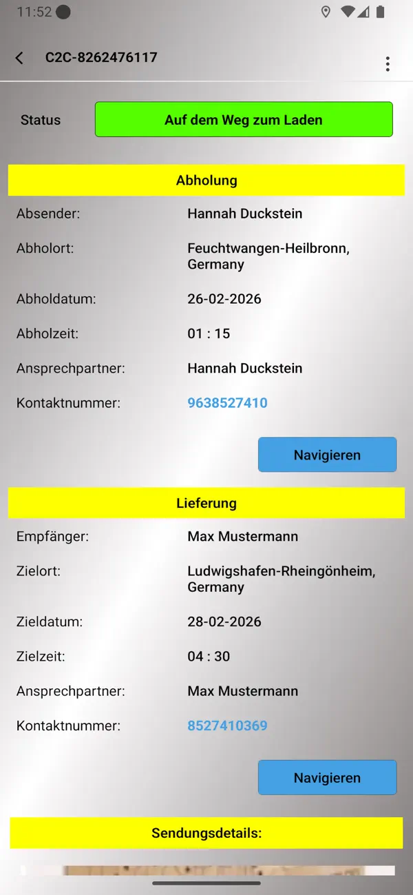Screenshot #3 pour click2cargo Driver