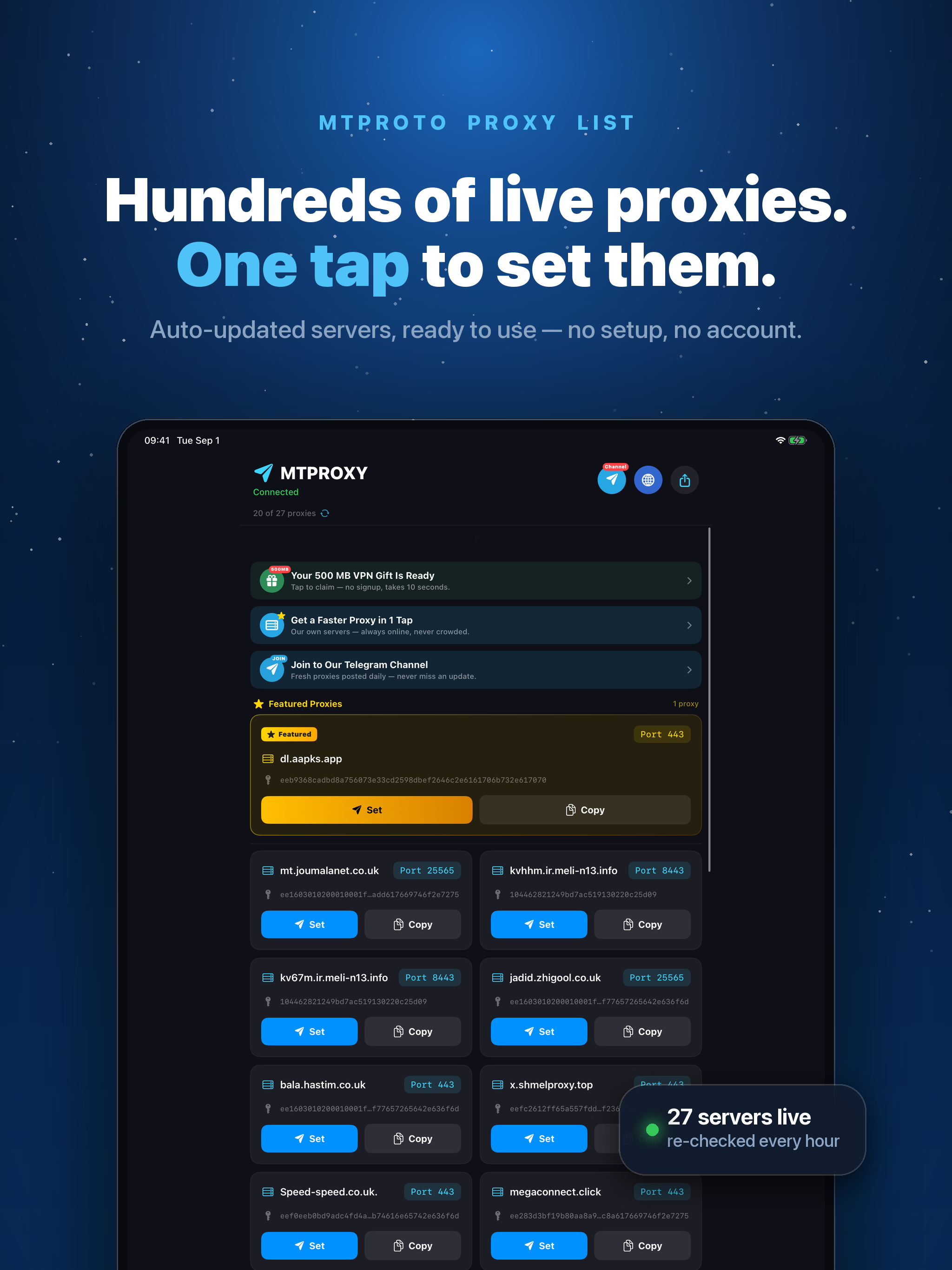 MTPROXY: MTPROTO Proxy تلگرام screenshot 7