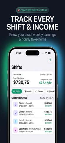 Tip Tracker: Server Income Log Screenshot 2 of 6