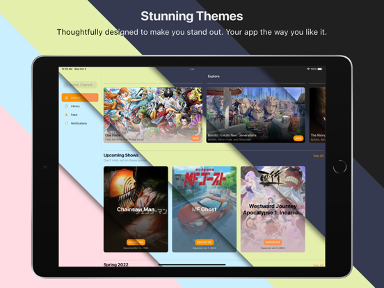 Kurozora - Anime/Manga Tracker iPad screenshot 5 - Entertainment app