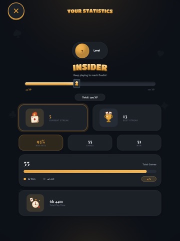 Zandari: Card Game for Two iPad screenshot